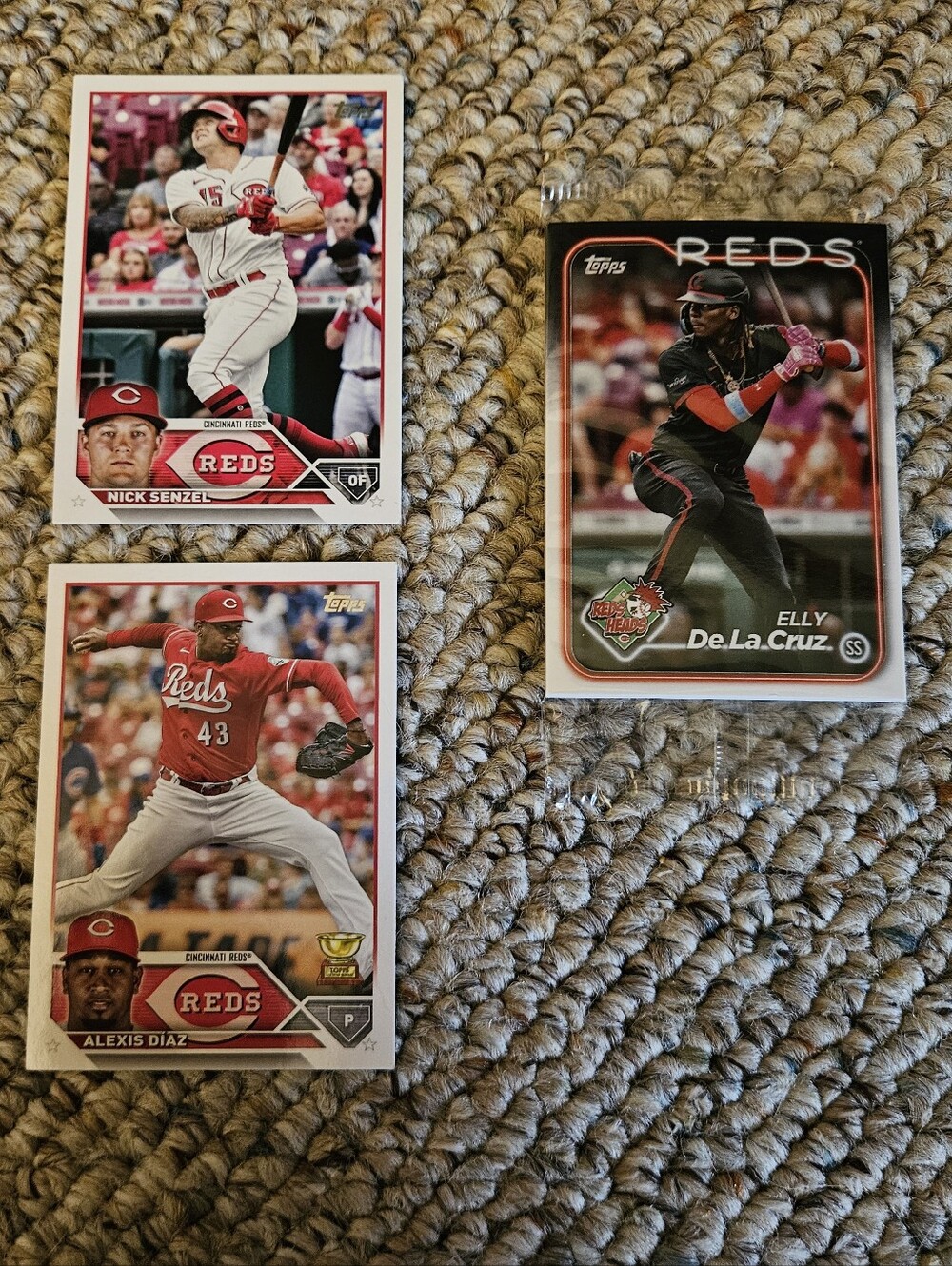 Topps Cincinnati Reds Nick Senzel, Alexis Diaz And 5 Pack Red Heads Cards